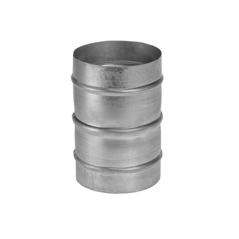 Galvanised Steel Dust Hose Connector 4"