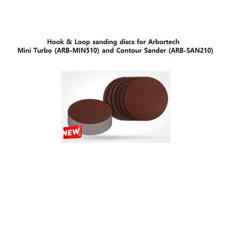 Arbortech 50mm Hook & Loop Sanding Discs 20 x 40 grit