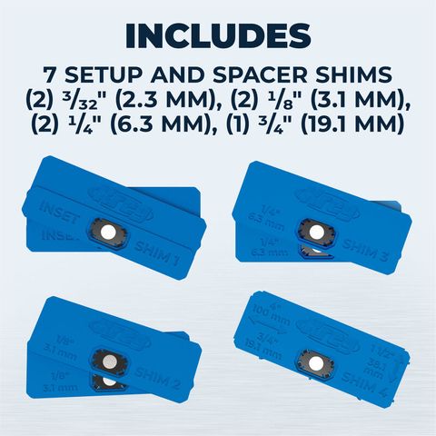 Kreg Setup and Spacer Shims