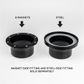 Carbatec Magnetic 100mm (4") Female Dust connector