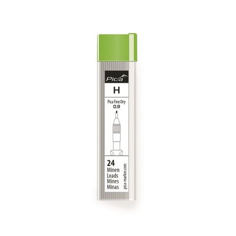 Pica Fine Dry Graphite Refills - H Hardness 0.9mm
