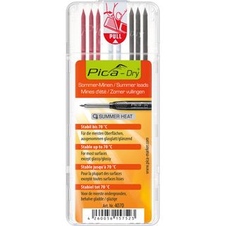 Pica Dry (2B) Lead Refills - Heat Resistant
