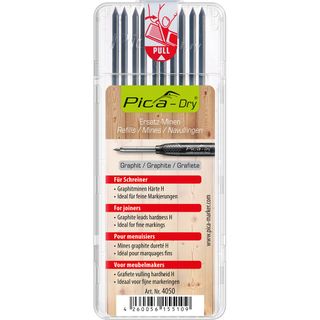 Pica Dry Graphite (H) Lead Refills - Carpenter