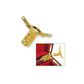 Gold hinge for wooden pen box x 1