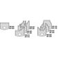 7 Piece Multiprofile Cutter Head Set with Limiters Door Profiles. 30mm bore.