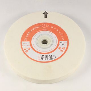 WHITE WHEEL 150MM - 120 GRIT 19mm Wide