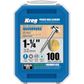 Kreg Pocket Hole Screws - 32mm Fine/MaxiLoc Head - Stainless - 100 pack