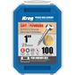 Kreg Pocket Hole Screws - 25mm Coarse/Pan Head - Zinc - 100 pack