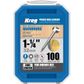 Kreg Pocket Hole Screws - 32mm Fine/Pan Head - Zinc - 100 pack