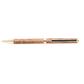 Gold Ball Point Pen Kit - Twist Black Clip - Pack of 5
