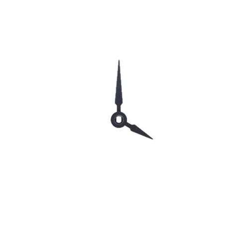 Carbatec Clock Hands - Hour & Minute - Black - 39mm