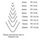 Pfeil Chisel 4mm V Parting Tool 55*