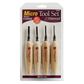 Flexcut Shallow U Gouge Chisel Micro Tool Set