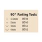Flexcut 90° Parting Micro Tool Set