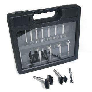 Carbatec 16 Pce Metric Sawtooth & Forstner Combination Bit Set