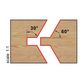 Arden Solid Edge Set 1/2in. Shank 50.00 mm Cut Ø 55.00 mm Cut L