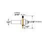 Arden Slot Cutter 1/2in. Shank 47.62 mm Cut Ø 4.76 mm Cut L.