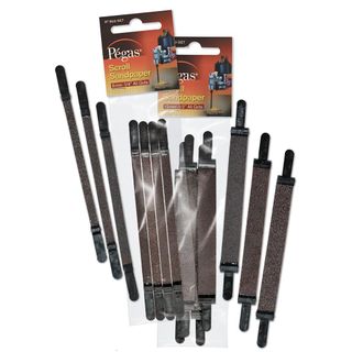 Pegas Scroll Sand Papers 12mm x 320 grit