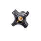 Carbatec Small Cross Knobs - 1/4" Internal Thread - Pk4