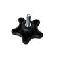 Carbatec Large Star Knob 1/4" External Thread - Pk4