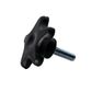 Carbatec Large Star Knob 5/16" External Thread - Pk4