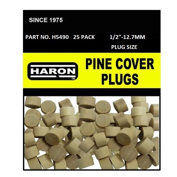 Haron Flat Pine Plug 1/2in 12.7mm  (25)***