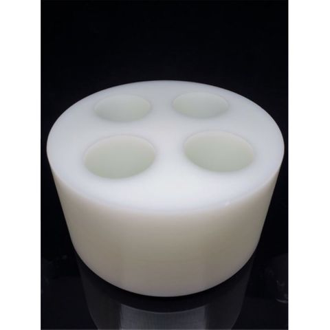 Maneater - Round Stopper Mould (4 Chamber)