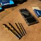 5-pce TiN coated Brad Point Drill Bit Set (4/5/6/8/10mm)