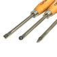Carbatec 3PC Tungsten Carbide And Stainless Steel Small/Medium Scraper Set
