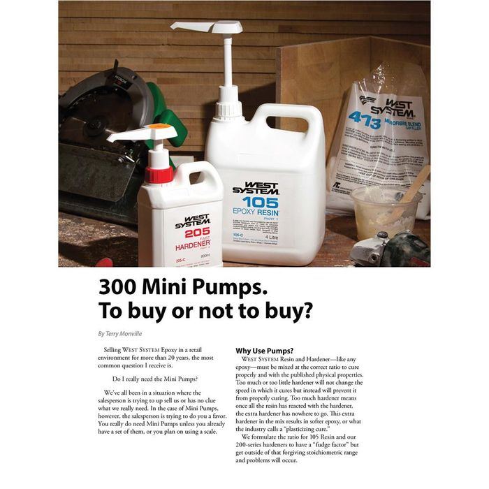 WEST SYSTEM 300 series 5:1 minipump Set