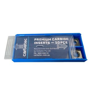 Premium Carbide Inserts 15x15x2.5mm - 100mm radius - Pk10