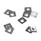 Premium Carbide Inserts 15x15x2.5mm - 100mm radius - Pk10