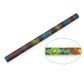 Resin Pen Rod - 18mm diameter, 300mm length. Yellow, blue, red/orange swirl