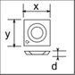 Tungsten Carbide Inserts 14.33x2.0mm  2 edges - Pk10 (TH-BX330P, JN-BX200P)