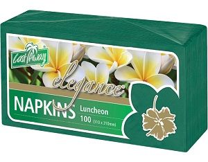 2ply PINE GREEN LUNCH NAPKIN x100 (10)
