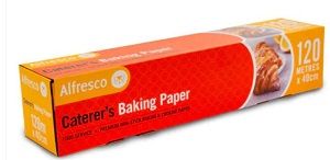 40cm EASY BAKE PAPER ROLL DISP ALFRESCO x 120m (6)