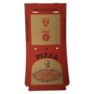15in PIZZA CARTON BROWN FRESH PRINT x 50