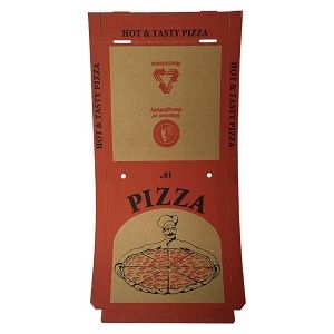 18in PIZZA CARTON BROWN FRESH PRINT x 50
