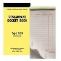 TRIPLICATE DOCKET BOOK REST (DB-23CS) x PKT OF 10 (10)