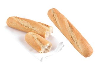 HALF BAGUETTE WHITE (9606) 130g x 52