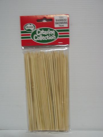 15cm x 2.5mm SKEWERS x 100 (12)