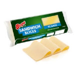 BEGA PROCESSED CHEESE SANDWICH SLICES x 1.5kg (8)