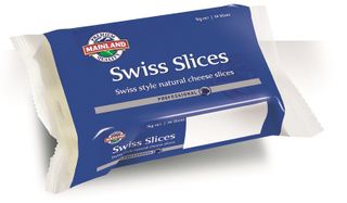 SWISS CHEESE SLICES MAINLAND GFREE x 1kg (10)