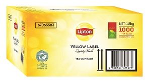 TEA CUP BAG LIPTON YELLOW LABEL x 1000