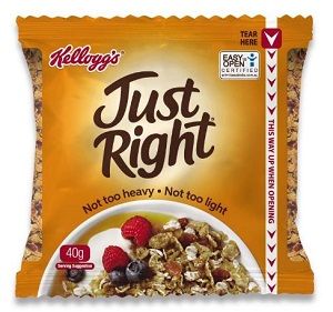 JUST RIGHT PC KELLOGGS 30 x 40g