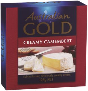 CAMEMBERT CHEESE AUSSIE GOLD x 115g (12)