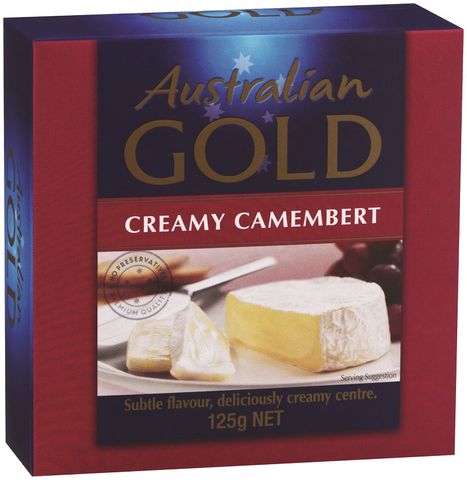 CAMEMBERT CHEESE AUSSIE GOLD x 115g (12)