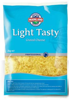 LIGHT N TASTY SHREDDED CHEESE M/LAND GFREE 2kg (6)