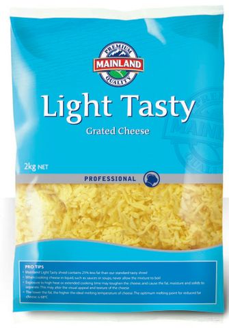 LIGHT N TASTY SHREDDED CHEESE M/LAND GFREE 2kg (6)