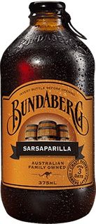 SARSPARILLA BUNDABERG 12 x 375ml